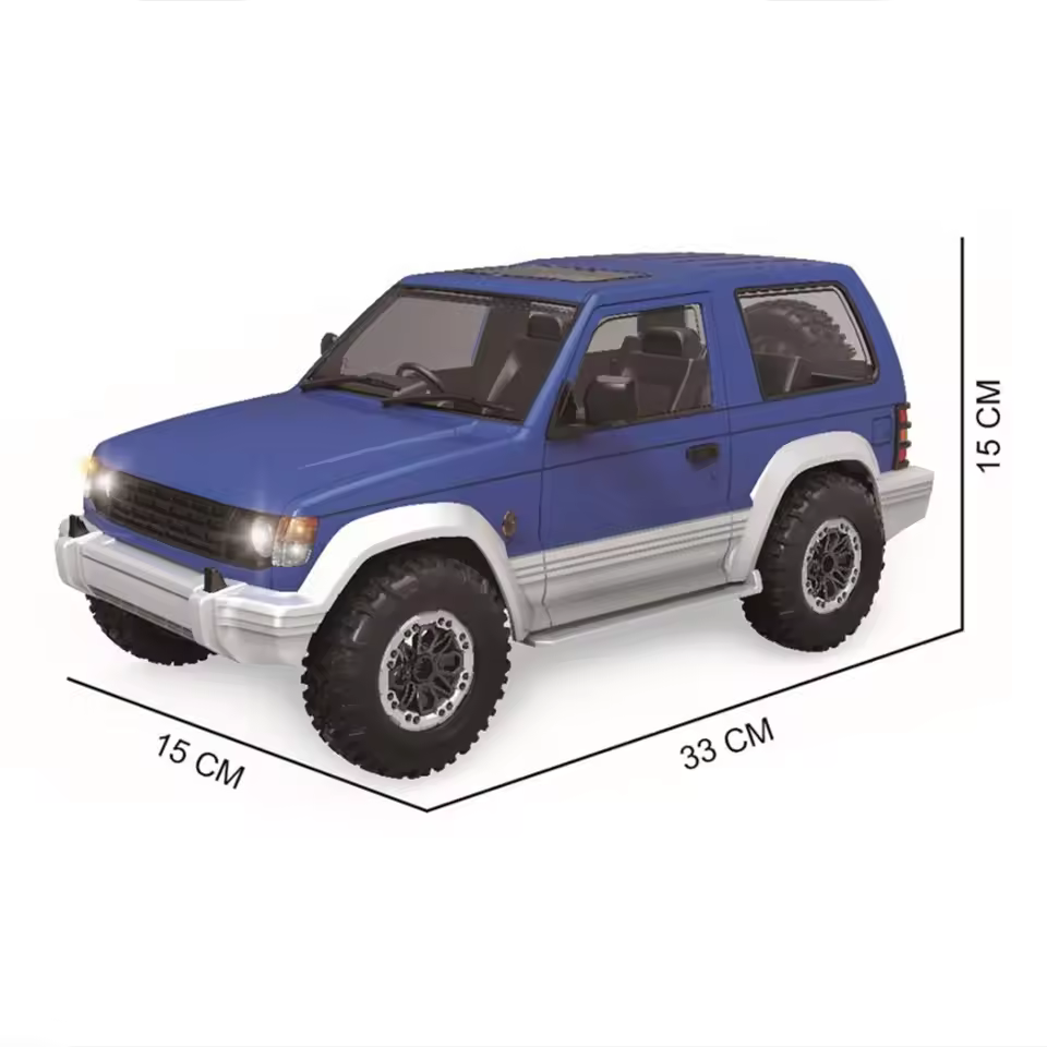 1/14 Toys Plastic Shell RTR Remote Control Crawler LDRC LD1297S 4x4 RC Off Road Car 2Speed Gearbox Metal Gears 380 Brushed Motor - Image 5