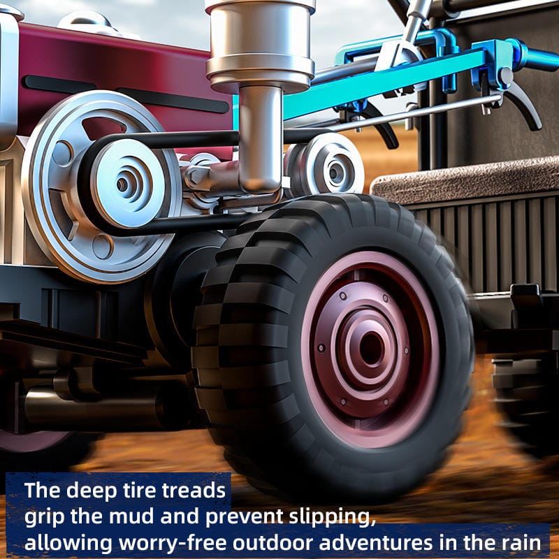 "JJRC C8836 New Full-Scale Simulation Tractor Four-Wheel Drive Spray Load Electric Plastic Car Boys 7-14 Years Farmer's " - Image 5