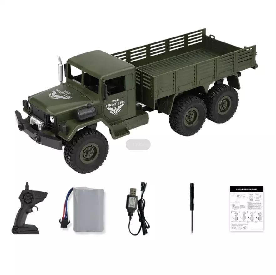 Factory NEW JJRC Q60 Q75 RC Car 1:16 2.4G 4WD Tracked Off-Road Military 6x6 Radio Remote Control Rock Crawler Truck VS Q65 Q75 - Image 3