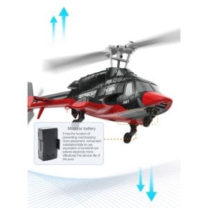 New Arrival 1/53 A61 2.4G 6-Aixs Gyro 4CH Brushless Altitude Hold Optical Flow RC Helicopter RC Airplane Toys Model