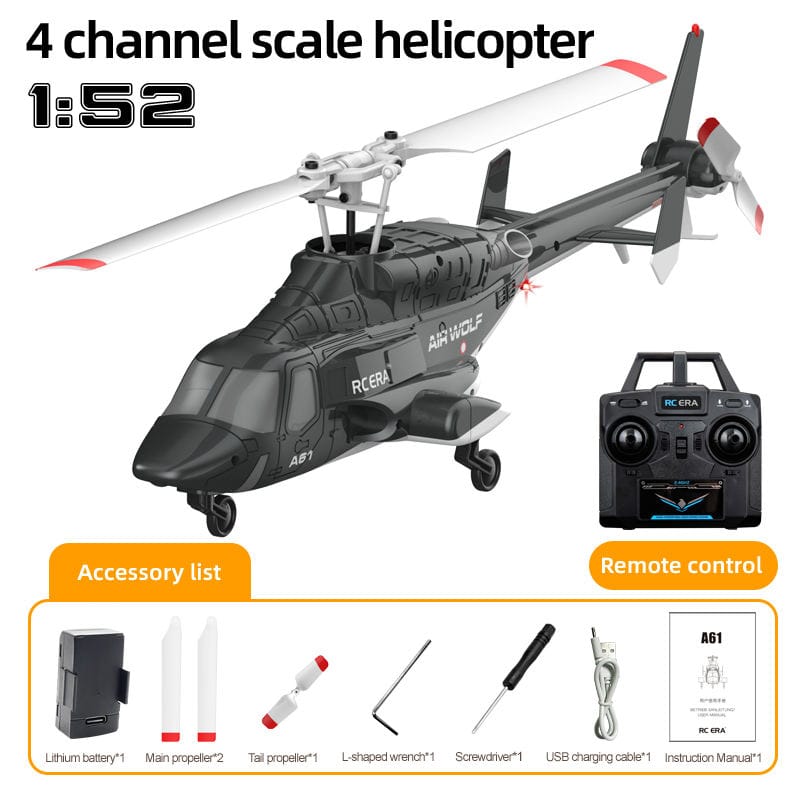 New Arrival 1/53 A61 2.4G 6-Aixs Gyro 4CH Brushless Altitude Hold Optical Flow RC Helicopter RC Airplane Toys Model - Image 5