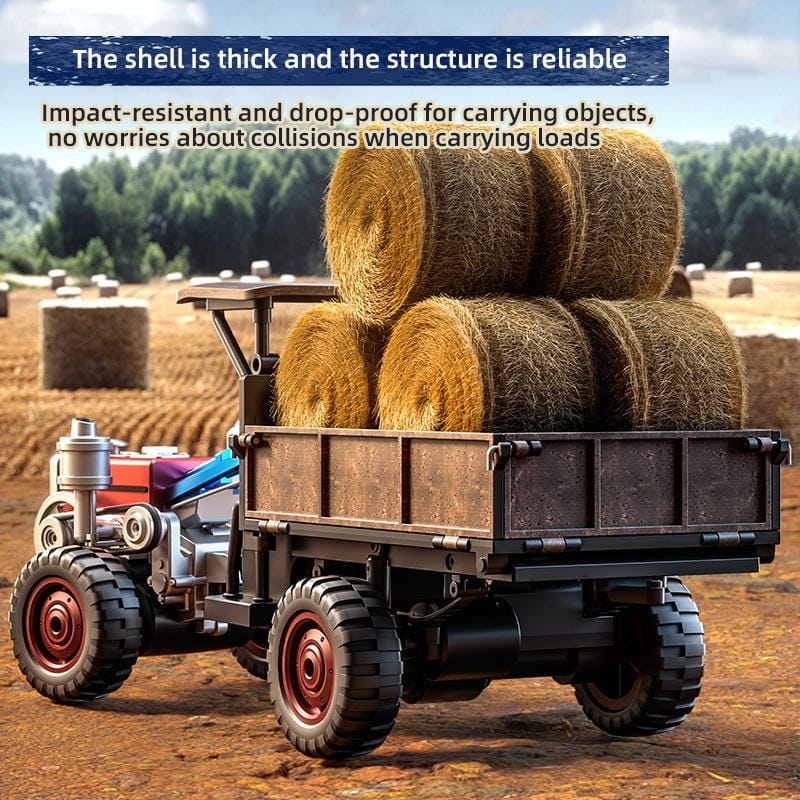 "JJRC C8836 New Full-Scale Simulation Tractor Four-Wheel Drive Spray Load Electric Plastic Car Boys 7-14 Years Farmer's " - Image 4