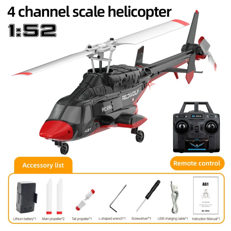 New Arrival 1/53 A61 2.4G 6-Aixs Gyro 4CH Brushless Altitude Hold Optical Flow RC Helicopter RC Airplane Toys Model - Image 6