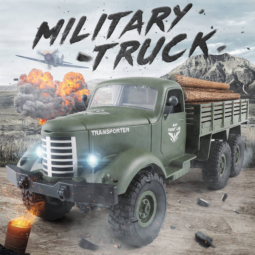Factory NEW JJRC Q60 Q75 RC Car 1:16 2.4G 4WD Tracked Off-Road Military 6x6 Radio Remote Control Rock Crawler Truck VS Q65 Q75 - Image 5