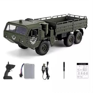 Factory NEW JJRC Q60 Q75 RC Car 1:16 2.4G 4WD Tracked Off-Road Military 6x6 Radio Remote Control Rock Crawler Truck VS Q65 Q75