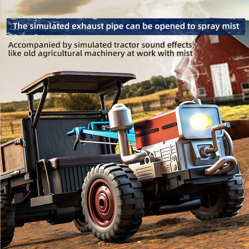 "JJRC C8836 New Full-Scale Simulation Tractor Four-Wheel Drive Spray Load Electric Plastic Car Boys 7-14 Years Farmer's " - Image 3