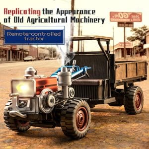 Alternative view of "JJRC C8836 New Full-Scale Simulation Tractor Four-Wheel Drive Spray Load Electric Plastic Car Boys 7-14 Years Farmer's "