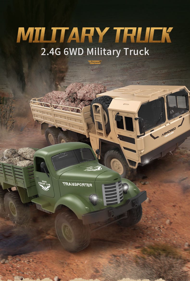 Factory NEW JJRC Q60 Q75 RC Car 1:16 2.4G 4WD Tracked Off-Road Military 6x6 Radio Remote Control Rock Crawler Truck VS Q65 Q75 - Image 6