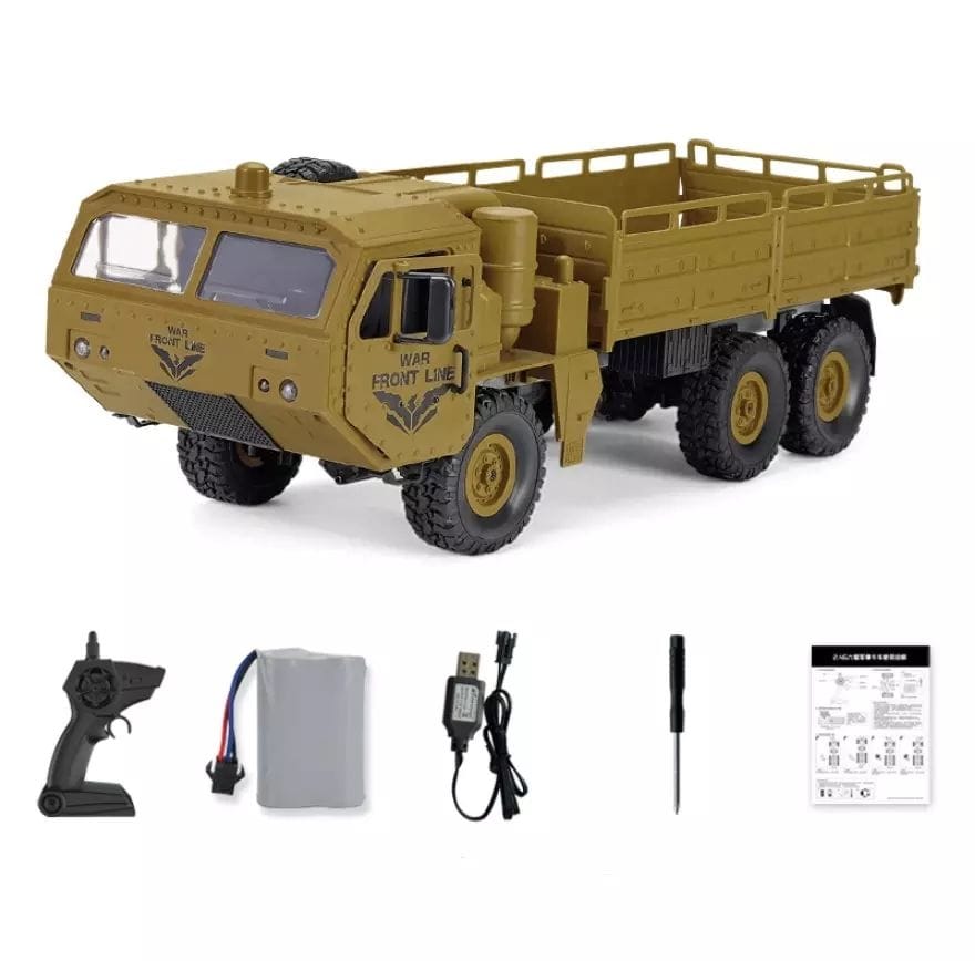 Factory NEW JJRC Q60 Q75 RC Car 1:16 2.4G 4WD Tracked Off-Road Military 6x6 Radio Remote Control Rock Crawler Truck VS Q65 Q75 - Image 2
