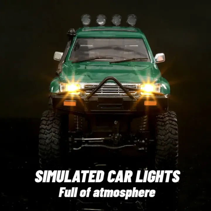 Super WPL C64-1 Remote Control Car 2.4Gh 1/16 RTR RC Truck Off Road RC Rock Crawler 4WD Remote Control Pickup All Terrain Toys Vehicle - Image 3