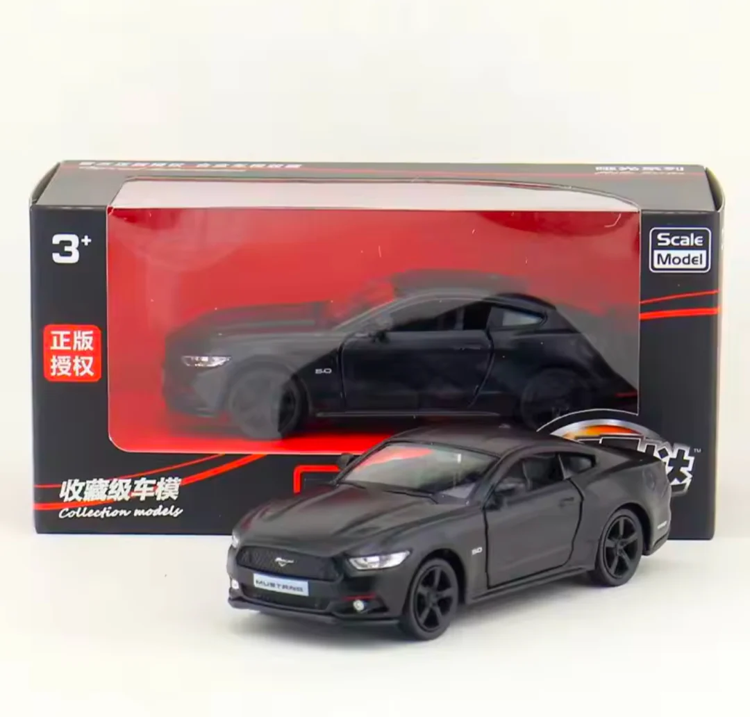 1:36 Ford Mustang GT Diecast Metal Toy Car Miniature Model Replica Collectible Gift - Image 4