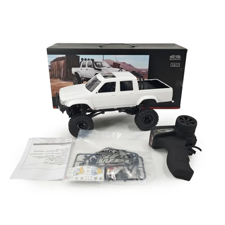 Super WPL C64-1 Remote Control Car 2.4Gh 1/16 RTR RC Truck Off Road RC Rock Crawler 4WD Remote Control Pickup All Terrain Toys Vehicle - Image 4