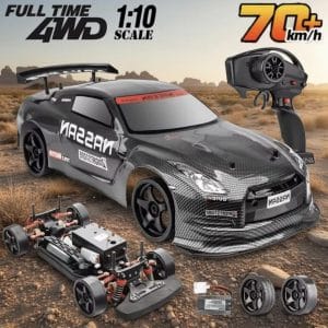 1:10 70km/h High-speed Drift Remote Control Car 2.4G 4WD Rc Off-road Vehicle Dual-speed Rc Car Children's Christmas Gift