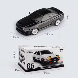 Alternative view of LDRC A99 1/18 RWD RC Car Drift Car Remote Control Racing Vehicles Model with Light System Vehicle Battery Motor ESC RC Toys