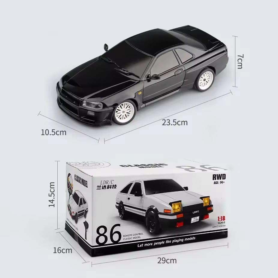 LDRC A99 1/18 RWD RC Car Drift Car Remote Control Racing Vehicles Model with Light System Vehicle Battery Motor ESC RC Toys - Image 2