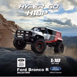MJX H18P RC Car 1:18 Hyper GO Simulated Ford Bronco Brushless Electric RC Cars All Terrain 4WD Off Road Climbing Vehicle Toys