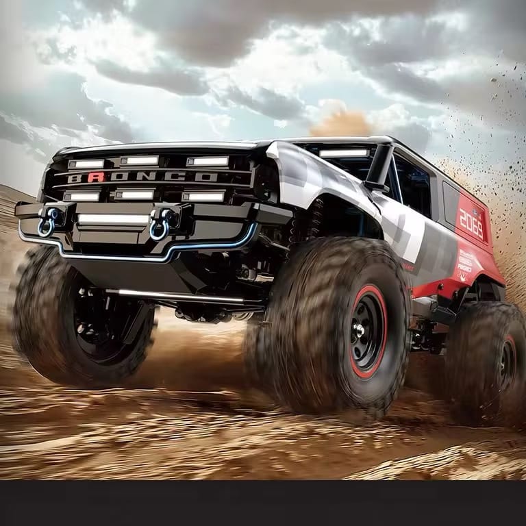MJX H18P RC Car 1:18 Hyper GO Simulated Ford Bronco Brushless Electric RC Cars All Terrain 4WD Off Road Climbing Vehicle Toys - Image 7