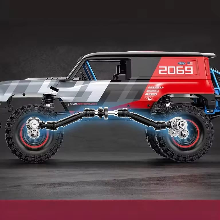 MJX H18P RC Car 1:18 Hyper GO Simulated Ford Bronco Brushless Electric RC Cars All Terrain 4WD Off Road Climbing Vehicle Toys - Image 6