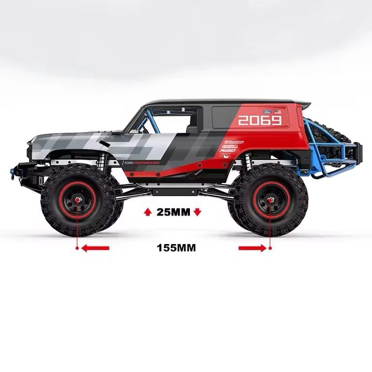 MJX H18P RC Car 1:18 Hyper GO Simulated Ford Bronco Brushless Electric RC Cars All Terrain 4WD Off Road Climbing Vehicle Toys - Image 5
