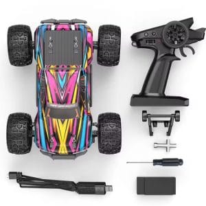 MJX Hyper Go 16209 1/16 Brushless 4WD Monster Truck – 2S/3S Battery Option | High Speed Off-Road RC Car