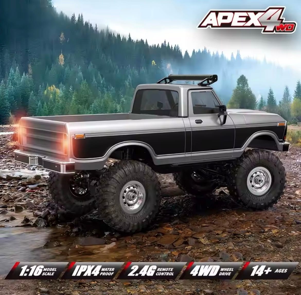 HB R1611 2.4G RC Truck 1:16 Full Proportion 4WD High Speed Off-Road Climbing Car Lighting Model Toy Racing Rally 2026 New - Image 7