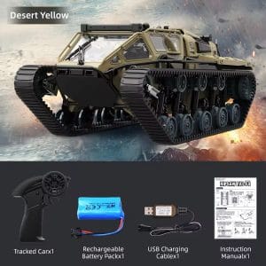 2.4G JJRC C8812 Full Scale Tracked RC Tank Remote Control Car With 360° Rotation Drift RC Model Off-Road Vehicle Children Gift