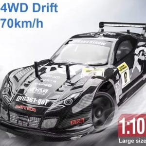 Alternative view of 1:10 70km/h High-speed Drift Remote Control Car 2.4G 4WD Rc Off-road Vehicle Dual-speed Rc Car Children's Christmas Gift
