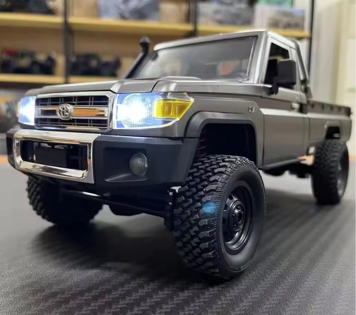 Upgraded Version 1:12 Full Scale RC CAR MN82 PRO Controllable Headlight 4WD LC79 Remote Control Pickup Truck Model Electric Toy - Image 8