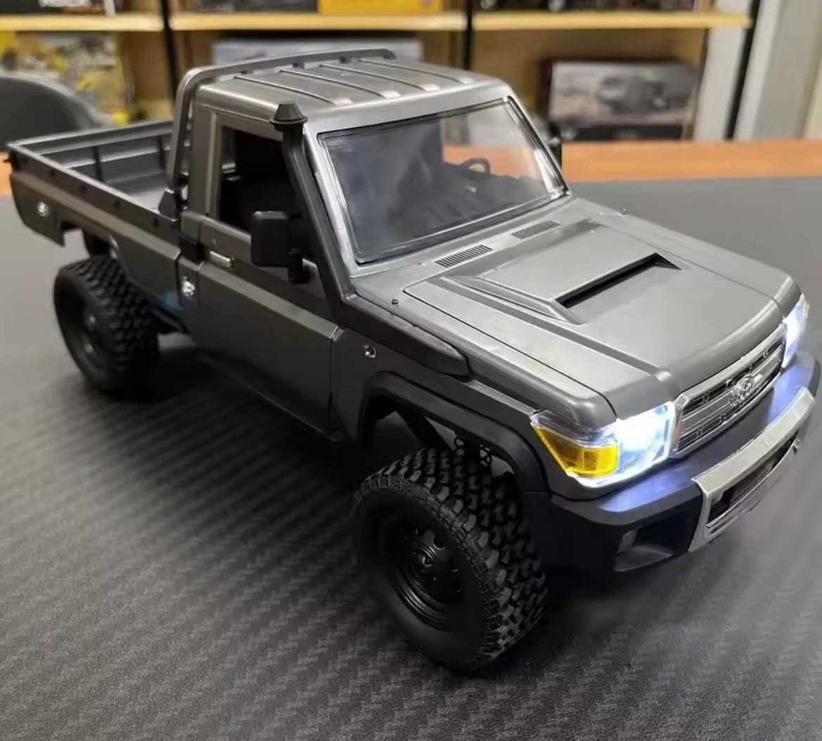 Upgraded Version 1:12 Full Scale RC CAR MN82 PRO Controllable Headlight 4WD LC79 Remote Control Pickup Truck Model Electric Toy - Image 7