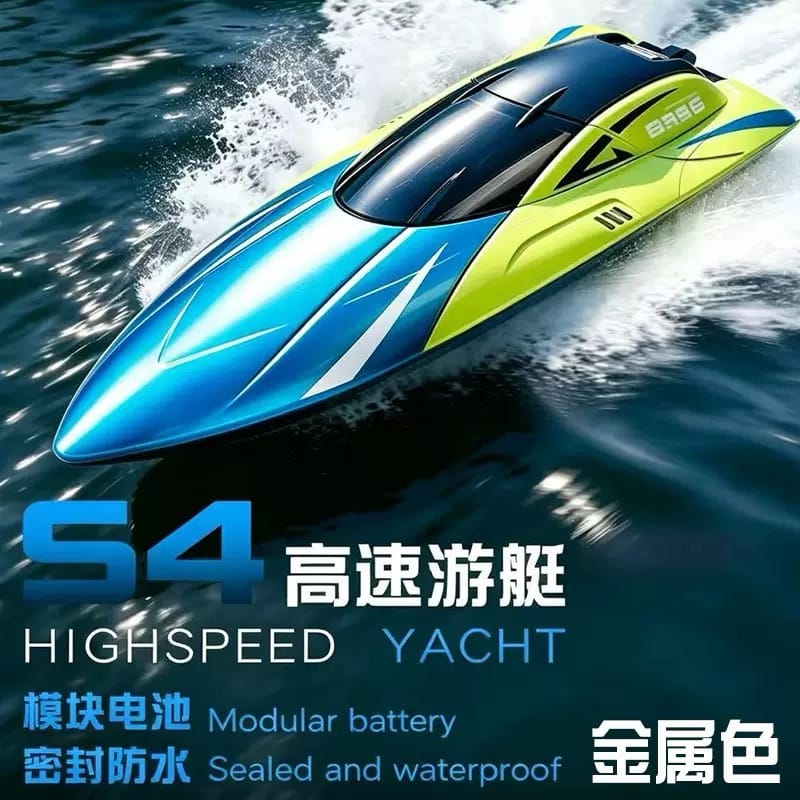 15km/h 2.4GHz RC Boat Remote Control Boats Highspeed Double Propellers Water Sensing Race
Speedboat Rechargeable Toys - Image 2
