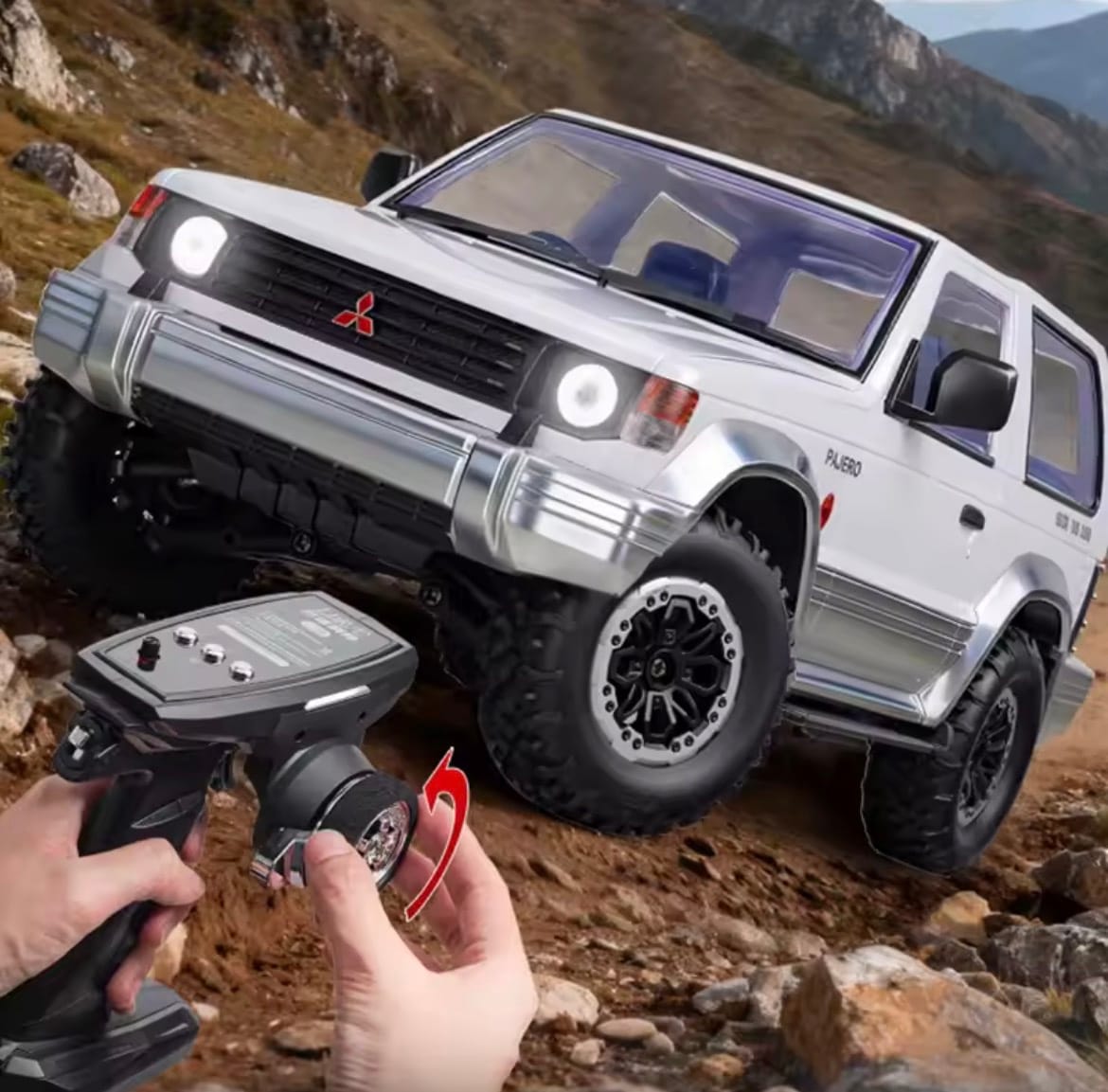 LD1297S Remote Control Crawler LDRC Off Road Car 2Speed Gearbox Metal Gears 380 Brushed Motor 2.4G RC 17G Steering Servo - Image 2