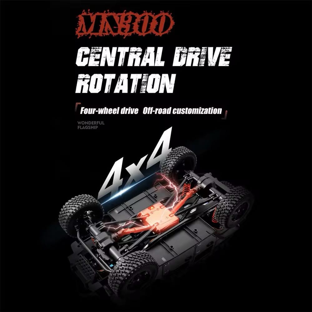 MN Model MN300 1/12 RC Crawler 4WD Off Road Truck 2.4Ghz Proportional Advanced Climbing TOPFIRE Tank
300 Licensed Car Models - Image 3