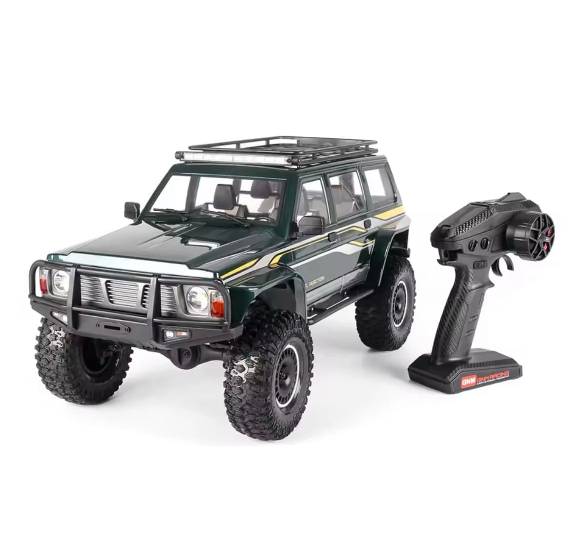 YK4107PRO 1:10 Simulated Patrol RC Remote Control Brushless 4-Wheel Drive Differential Lock Climbing Vehicle Off-Road Vehicle