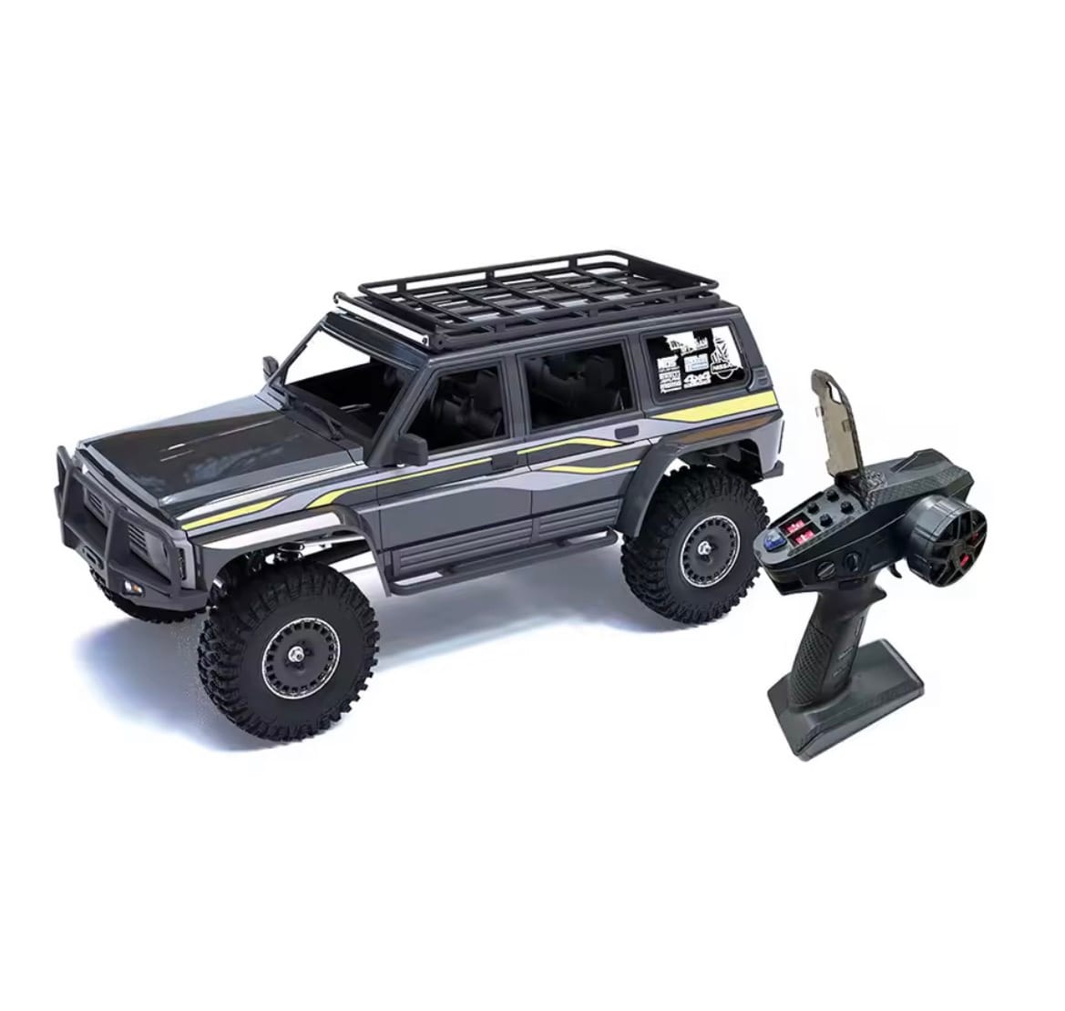 YK4107PRO 1:10 Simulated Patrol RC Remote Control Brushless 4-Wheel Drive Differential Lock Climbing Vehicle Off-Road Vehicle - Image 3