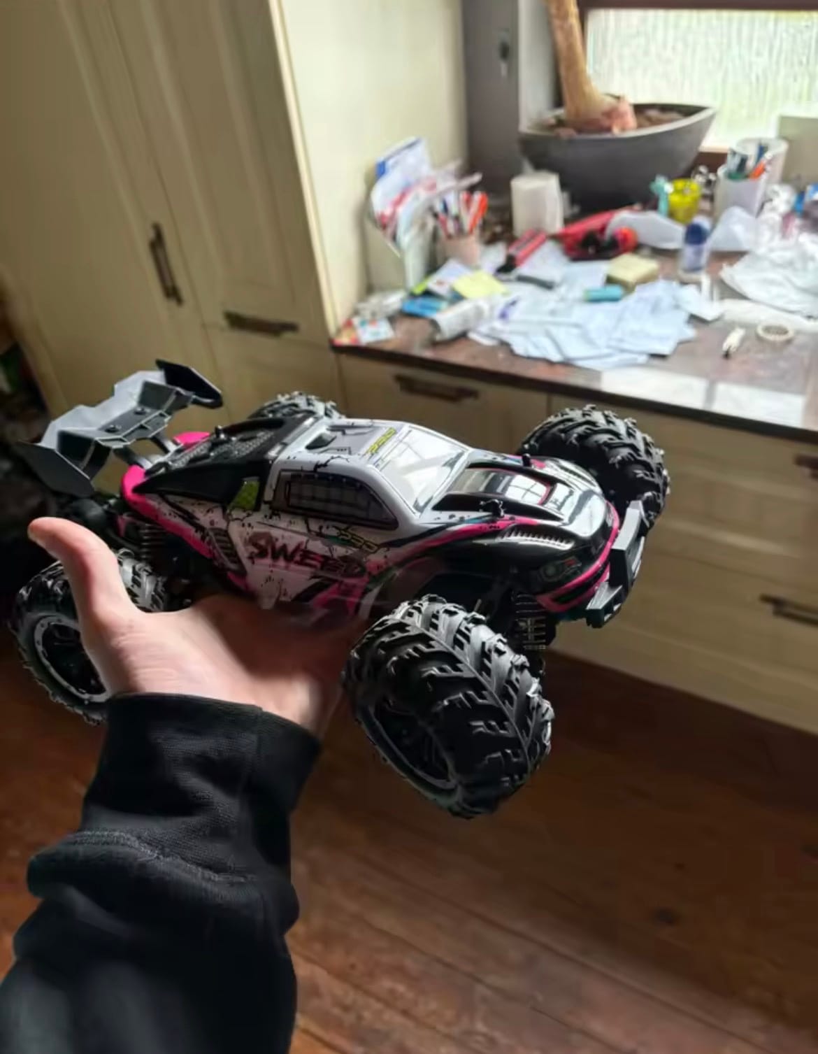 RC Car Off Road 4x4 High Speed 70KM/H Brushless 1/16 Monster Truck with LED Headlight - Image 4