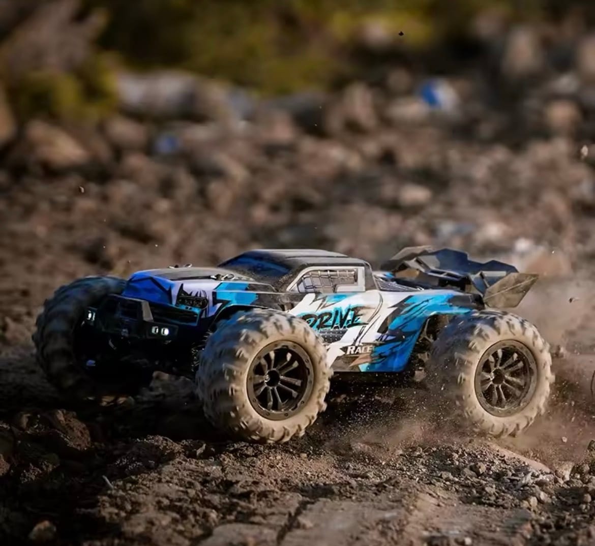 RC Car Off Road 4x4 High Speed 70KM/H Brushless 1/16 Monster Truck with LED Headlight - Image 2