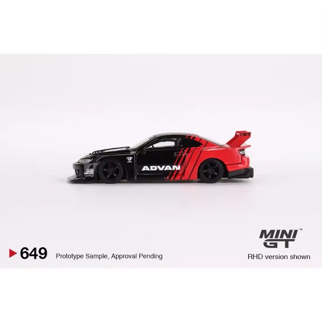 Mini GT MGT00649-R 649 1/64 Nissan LB-Super
Silhouette S15 SILVIA ADVAN RHD Diecast Scale Model
Car - Image 3