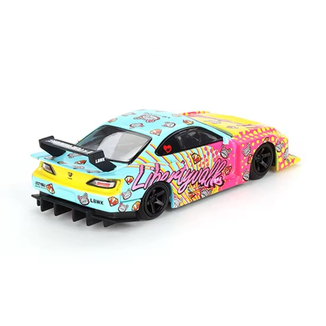 Mini GT MGT00743-R 1/64 Nissan LB-Super Silhouette
S15 SILVIA LB KUMA RHD Diecast Scale Model Car - Image 4