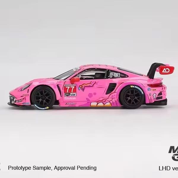 MINIGT 1:64 GT3 R Pink Dinosaur Metal Alloy Car Model
Decoration #1052 Ages 14 - Image 2