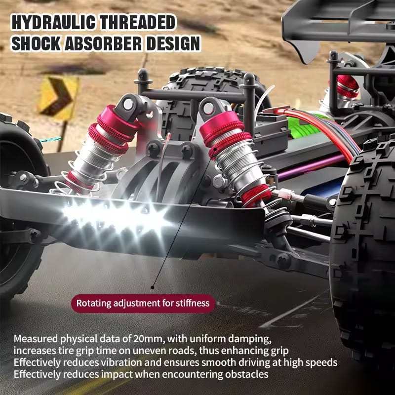 JJRC C8803 1/12 Brushless 4WD RC Off-Road Buggy | 60KM/H High Speed RTR Remote Control Car - Image 6