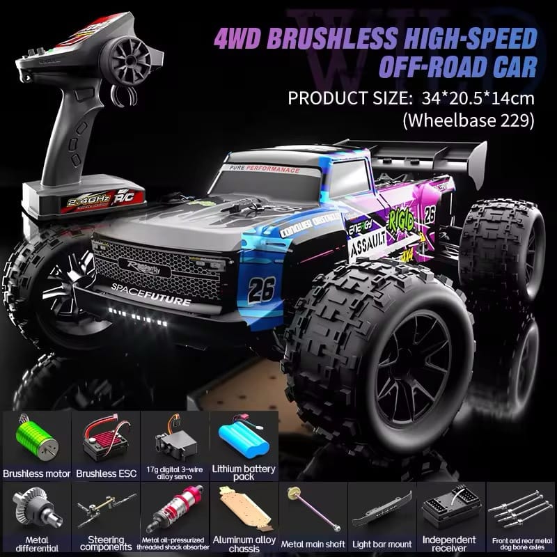 JJRC C8803 1/12 Brushless 4WD RC Off-Road Buggy | 60KM/H High Speed RTR Remote Control Car - Image 2