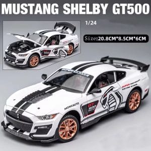 Alternative view of Diecast Model Cars 1:32 Ford MUSTANG SHELBY
GT500 Alloy Car Model with Sound and Light Pullback
Metal Car Model Toys Doors Open