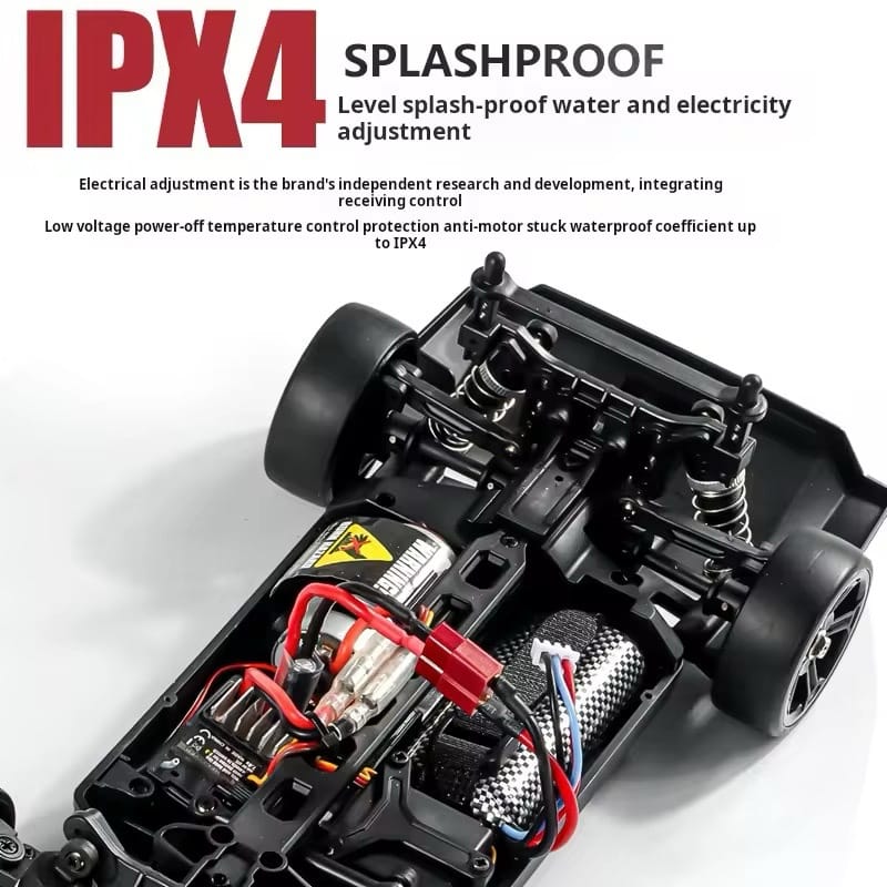 HBX2103 1/14 High Speed RC Car 4wd 35km/h Electric Radio Control Racing Gyroscope Waterproof 35A ESC
Hobby Grade Model Boy Toys - Image 5
