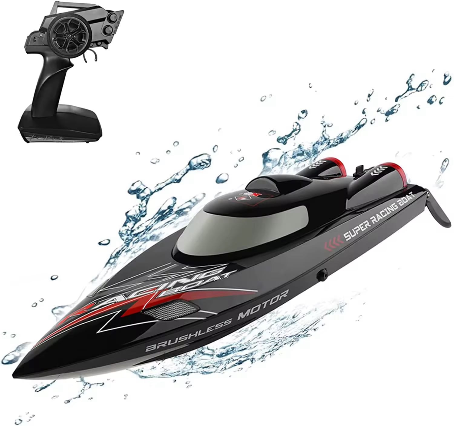 NEW XK WLToys WL916 RC Boat 2.4GHz 4CH High Speed Boat Waterproof 55KM/H High Speed Brushless
Motor Radio Control Boat Toys - Image 3