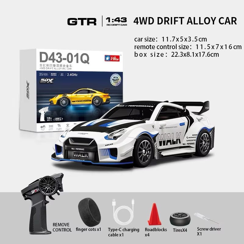 HSTAR 1:43 Porsche 911 GT3 RS RC Drifting Car - Image 9