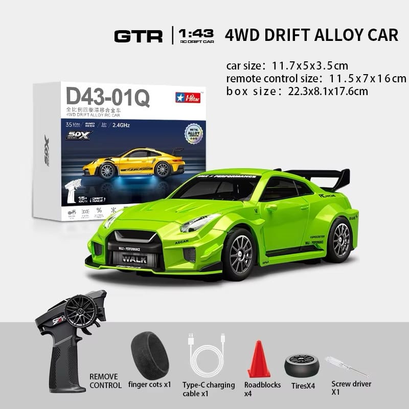 HSTAR 1:43 Porsche 911 GT3 RS RC Drifting Car - Image 11