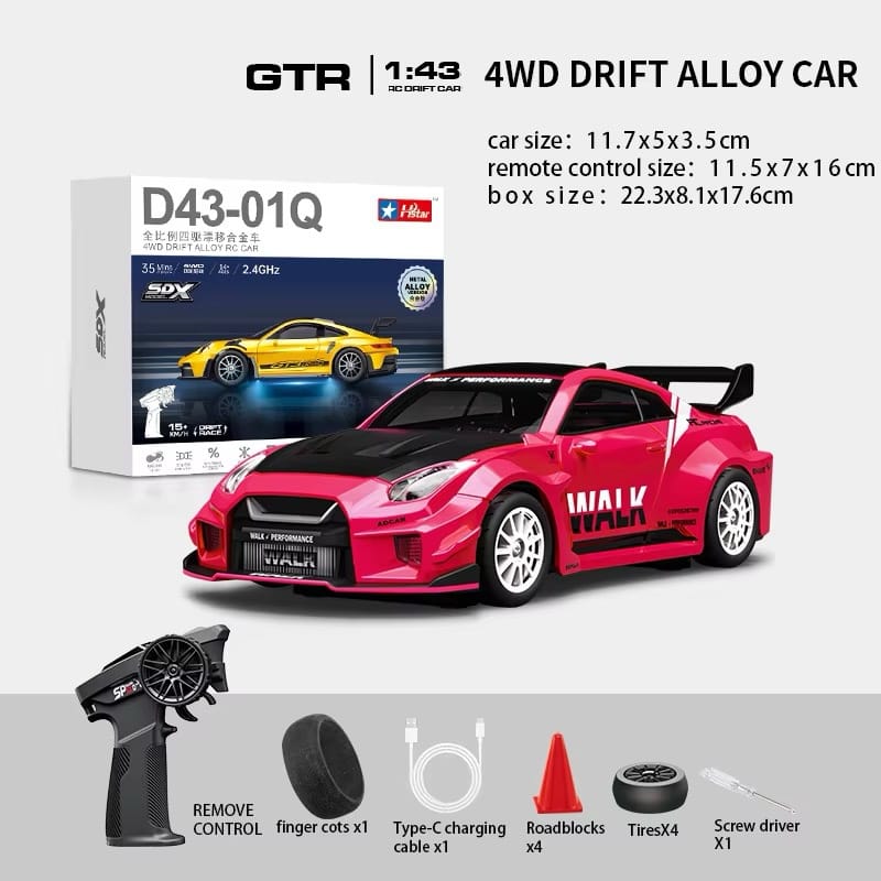 HSTAR 1:43 Porsche 911 GT3 RS RC Drifting Car - Image 12