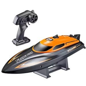 Alternative view of HJ812 High-Speed RC Racing Boat